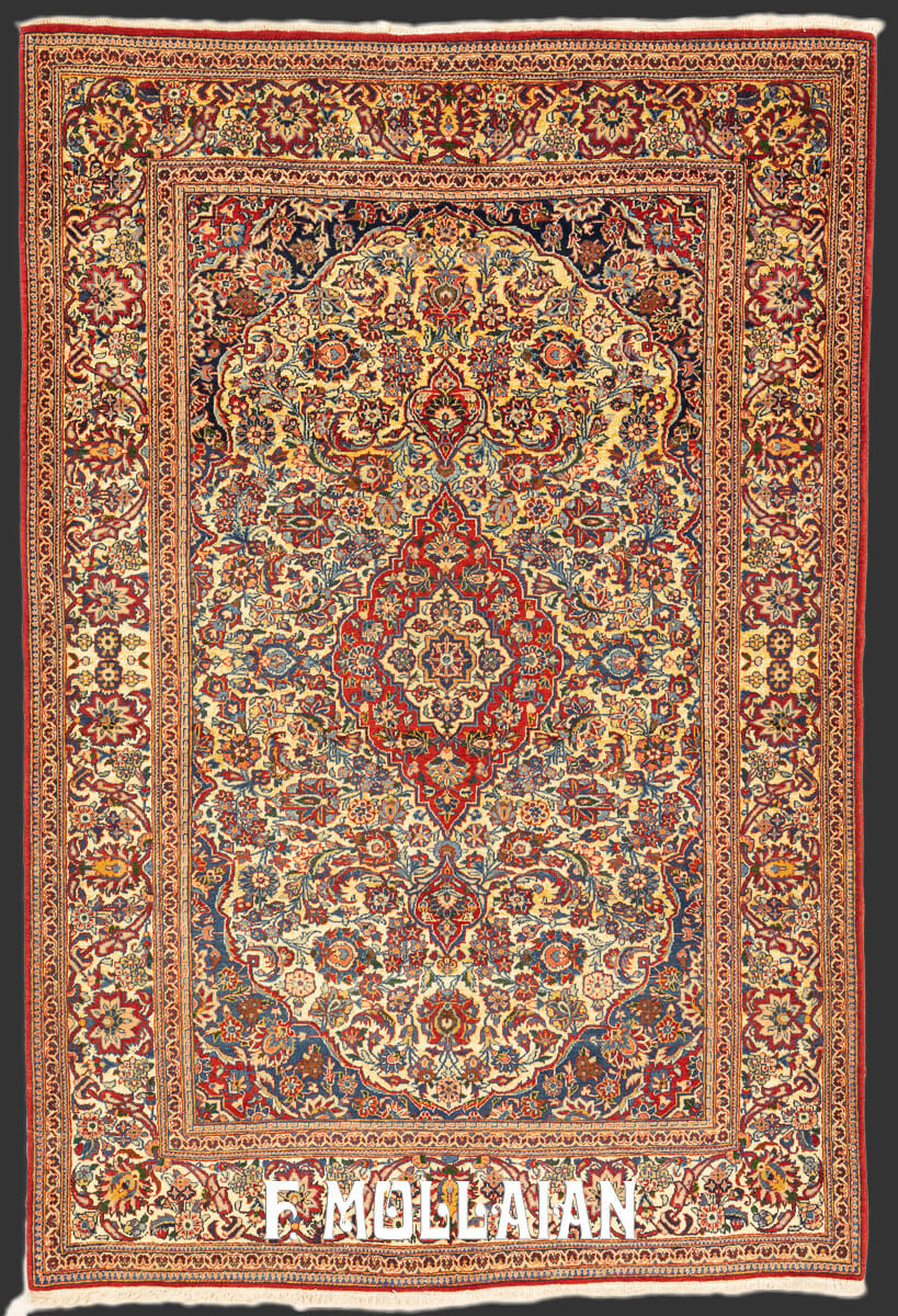 Kashan Rug Kurk Part Silk A. n°:430668